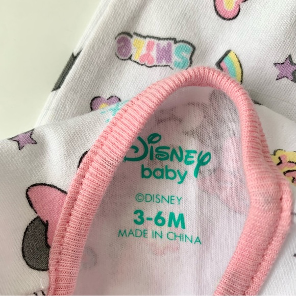 Disney Baby Minnie Mouse One Piece Pajamas - Picture 2 of 2